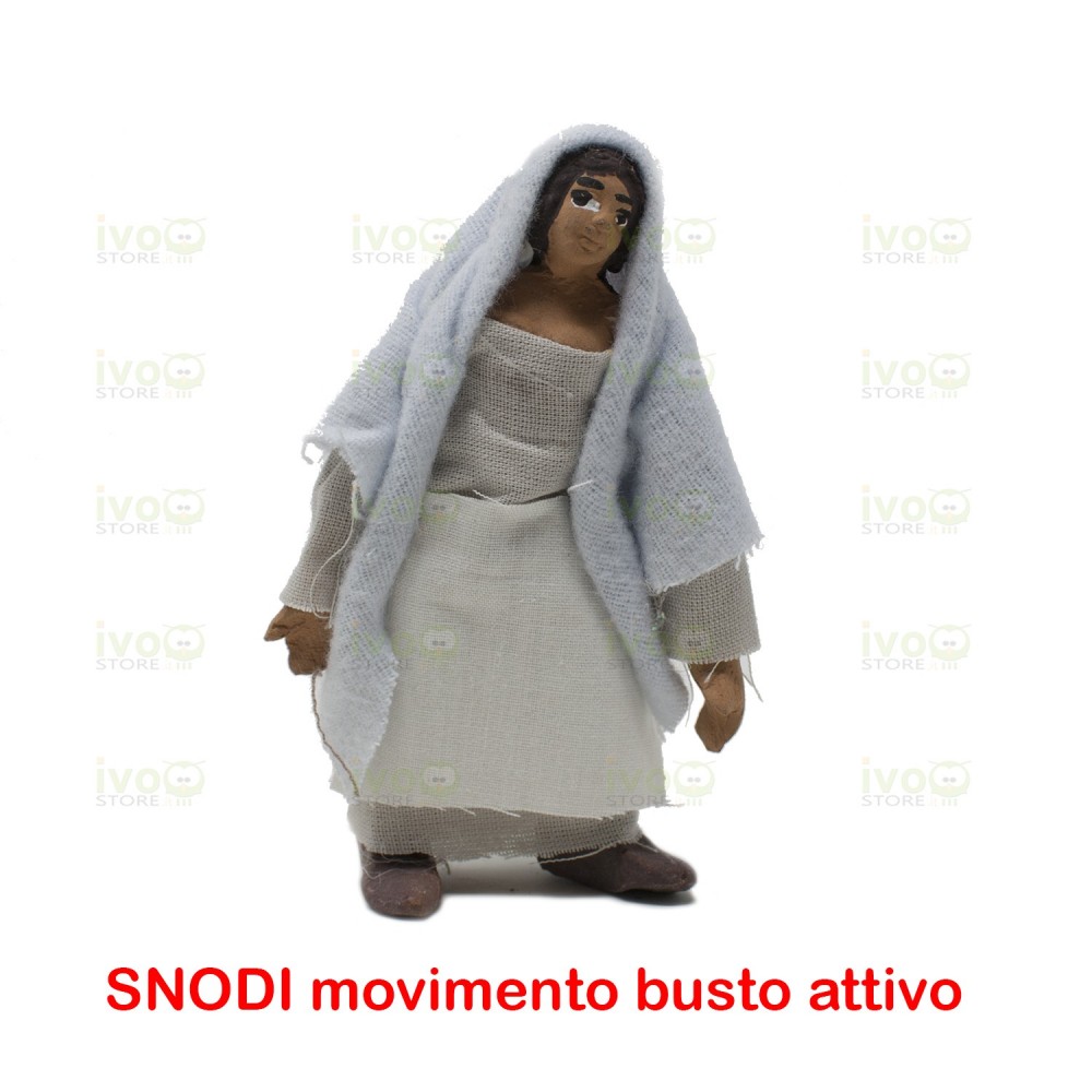 Statuine Per Presepe In Terracotta Snodo Busto Movimento