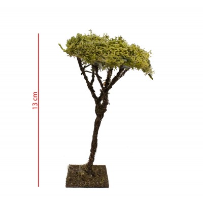 Albero Lichene h 13 cm Miniature Alberi per Presepe