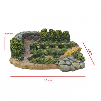 Orto 10x9,5x3 cm Miniature per Presepe in Resina - 11274