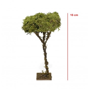 Albero Lichene h 16 cm Miniature Alberi per Presepe - 86566