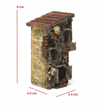 Casetta per Presepe in Resina 8/9,5x4,5 cm - C3063