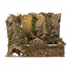 Mulino ad Acqua con Pompa Scena per Presepe 33x18x27 cm - 11636