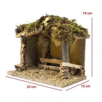 Grotta Vuota 22 x 12 x 19 cm per Presepe - 80411A