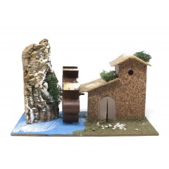 Muretto in Gesso per Presepe 12 cm