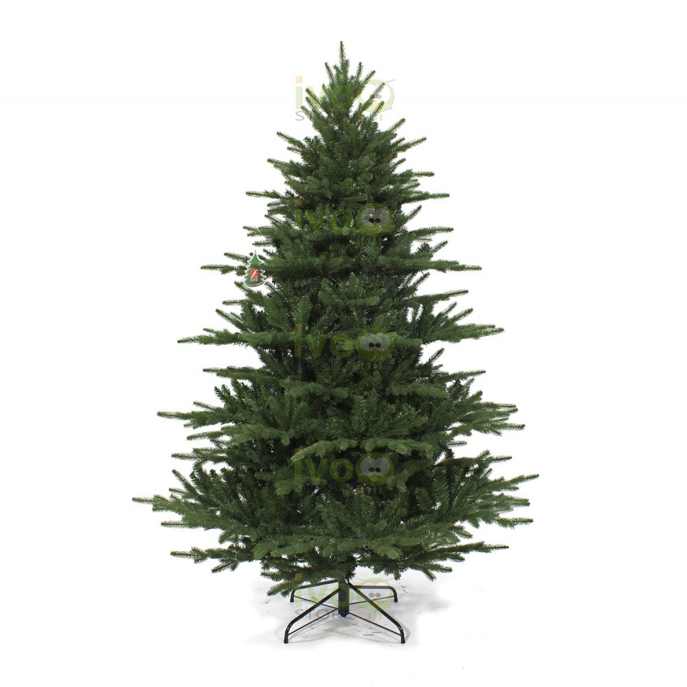 Albero di Natale Verde Effetto Reale TRENTINO 240 cm Abete con Rami in  PE+PVC