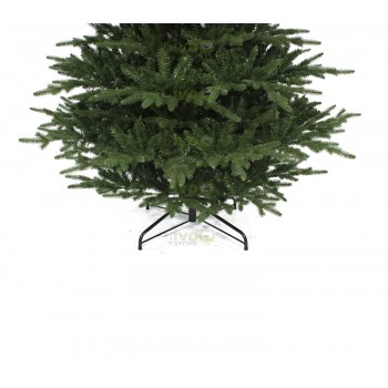 Albero di Natale TRENTINO 240 cm Abete con Rami in PE+PVC Effetto Reale