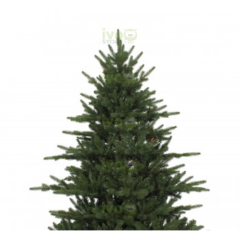 Albero di Natale TRENTINO 240 cm Abete con Rami in PE+PVC Effetto Reale