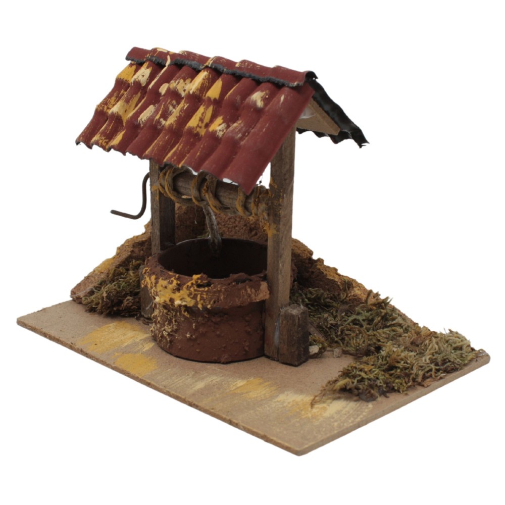 Miniatura Recinto per conigli 7x8x4 cm per presepe