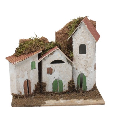 Casa in sughero per Presepe Confezione 6 Modelli - 85440