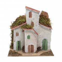 Casa in sughero per Presepe Confezione 6 Modelli - 85440