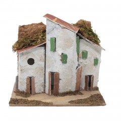 Casa in sughero per Presepe Confezione 6 Modelli - 85440