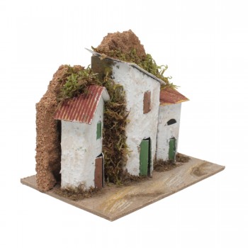 Casa in sughero per Presepe Confezione 6 Modelli - 85440