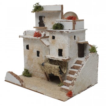 Scena Araba per Presepe Case in Stile Arabo 20x14 cm 11786C