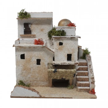 Scena Araba per Presepe Case in Stile Arabo 20x14 cm 11786C