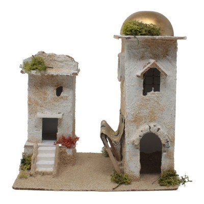 Casette Arabe per Presepe Paesaggio Stile Arabo 20x14 cm 11787C