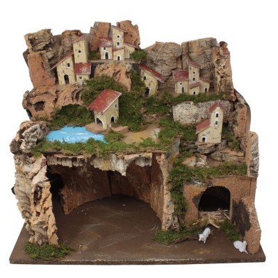 Capanna Vuota per Presepe con Luci 45x30x38 cm 87405