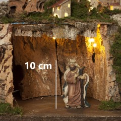 Capanna Vuota per Presepe con Luci 45x30x38 cm 87405