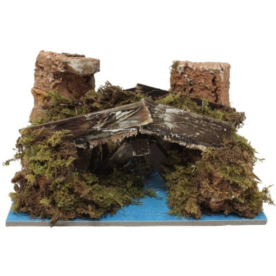 Ponte su Fiume per Presepe 15x10x11 cm - 11759