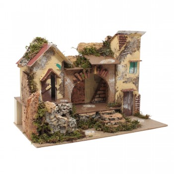 Casolare per Presepe 33 x 18 x 23 cm - RR11250B