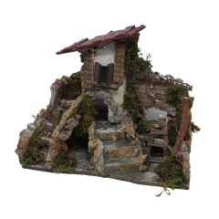 Borgo Rurale per presepe 24x20 cm