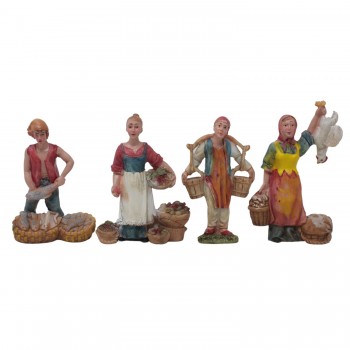 Personaggi in resina per presepe 10 cm