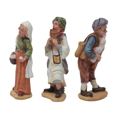 Personaggi in resina per presepe 10 cm