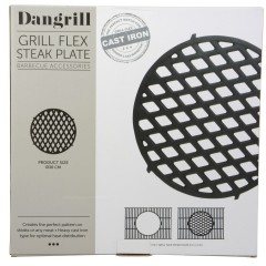 Griglia Ghisa per BBQ Grill-Flex Steak Dangrill 87832