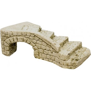 Scala con ponte in Gesso per Presepe 14 cm 44952