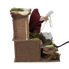 Pastore per Presepe in Movimento 14 cm x 9 cm La Filatrice 79028