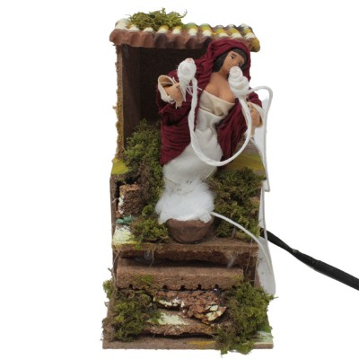 Pastore per Presepe in Movimento 14 cm x 9 cm La Filatrice 79028