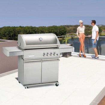 BBQ a gas Crossray 4 burner con carrello