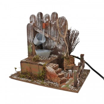 Fontana per Presepe con secchi 20x14x18 cm