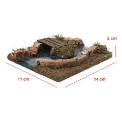 Fiume Componibile per Presepe 6 modelli Effetto Acqua 529-6