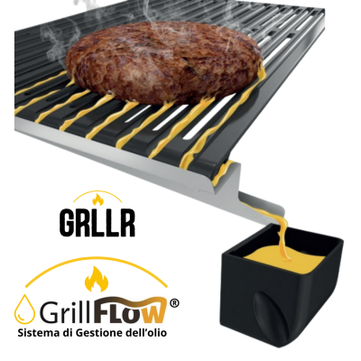 Barbecue a Gas 3 Fuochi GRLLR Prime 3GS con sistema Grill Flow