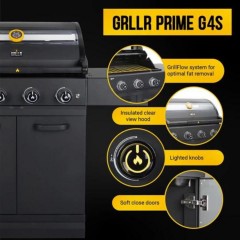 Barbecue a gas Prime G4S 4 Fuochi GRLLR