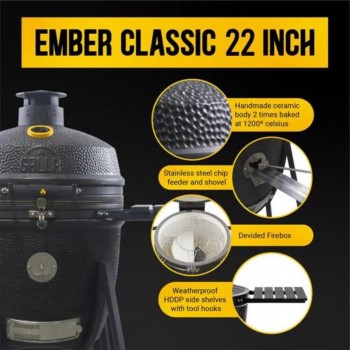 Barbecue a Carbone GRLLR Ember Classic Kamado Large