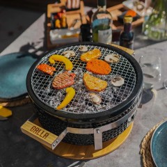 Barbecue da Tavolo a Carbone GRLLR Tokyo Shichirin Nero
