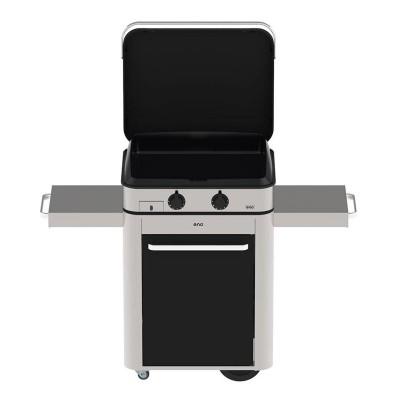 Plancha a Gas con Combo Enosign 65 Inox e Nero