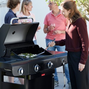 Barbecue a Gas Siesta 210 Graphite con due Fuochi Barbecook