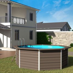 Piscina Fuori Terra Avantgarde 410x124 cm Gre