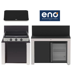 Cucina da Esterno Eno Inox Completa 200 cm