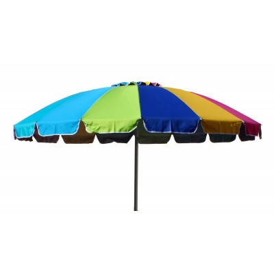 Trade Shop - Ombrello Grande Colore Arcobaleno Protegge Pioggia E Sole  Estate Inverno