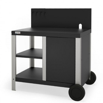 Carrello Allure Duo Nero e Acciaio