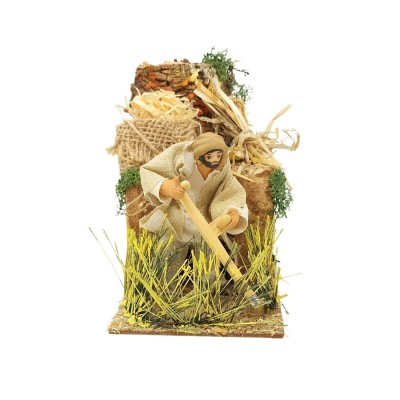 Pastore per Presepe in Movimento 14x9 cm Il Fabbro