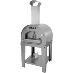 Forno Pizza a Gas in Acciaio Inox Large con Carrello