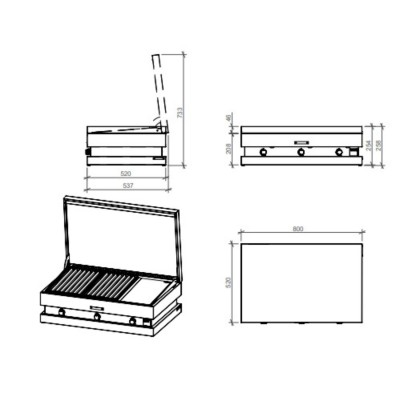 Barbecue a Gas FGA 750