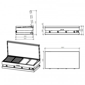 Barbecue a Gas FGA 1000