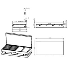 Barbecue a Gas FGA 1000