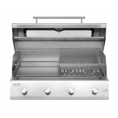 Barbecue da Incasso a Gas 4 Fuochi Fry Top 750