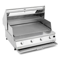 Barbecue da Incasso a Gas 4 Fuochi Fry Top 750